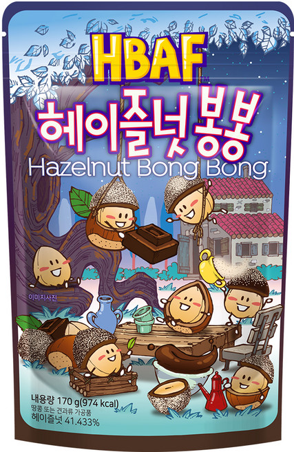바프 헤이즐넛 봉봉, 170g, 1개