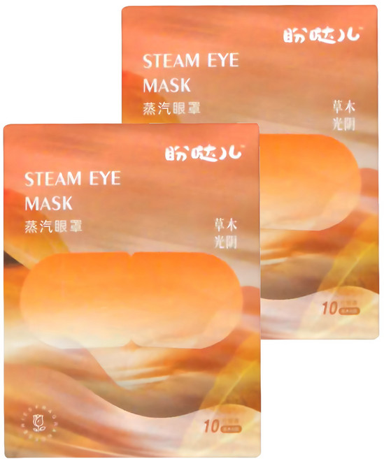 盼噠兒 熱敷蒸氣眼罩 草木光陽, 10片, 2盒