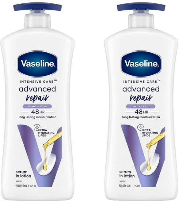 Vaseline 凡士林 身體乳液 修護淡香, 2瓶