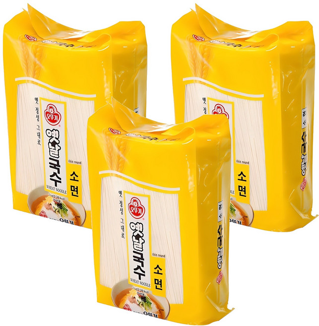 오뚜기 옛날국수 소면, 3개, 3kg