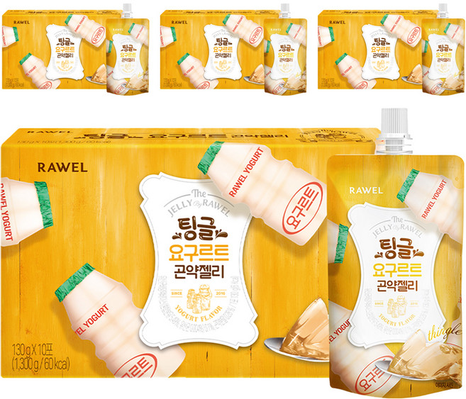 RAWEL 乳酸菌果凍飲, 1.3kg, 4盒