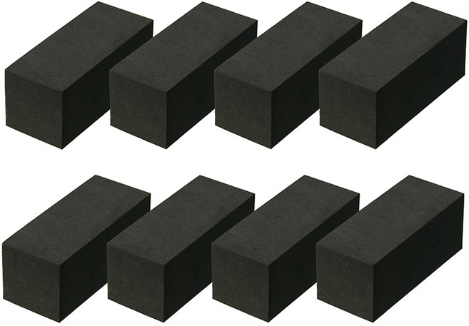 코멧 차량용 도어가드 문콕방지 스펀지, 블랙, 8개