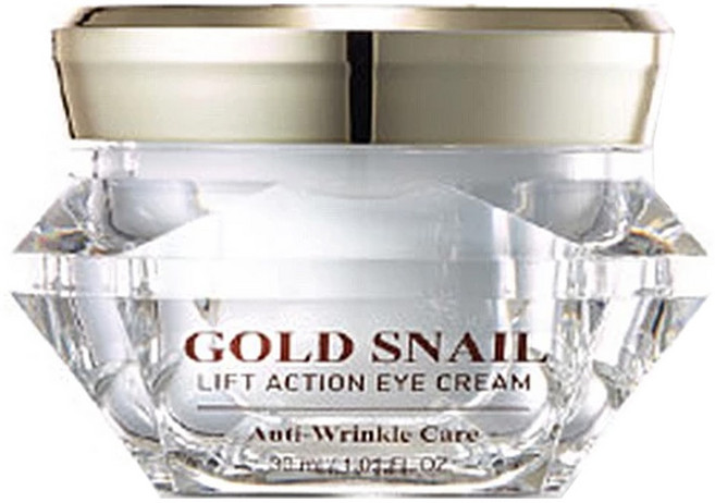 GOLD ENERGY SNAIL SYNERGY 黃金蝸牛 極致透白防皺眼霜, 30ml, 1個