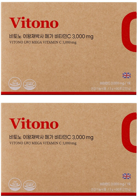비토노 이왕재박사 메가 비타민C 3000mg, 2개, 270g