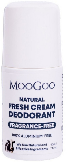 MOOGOO 天然草本體香劑 低敏無香, 60ml, 1瓶