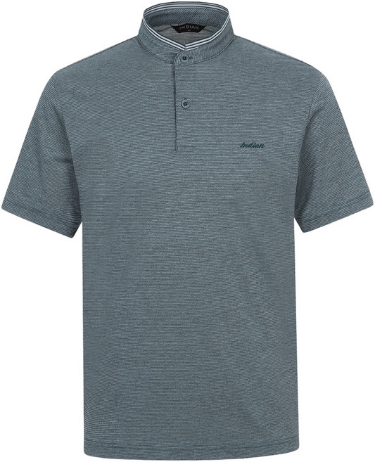 인디안 남성용 차이나카라 투톤 반팔 티셔츠 MITAS5M2411