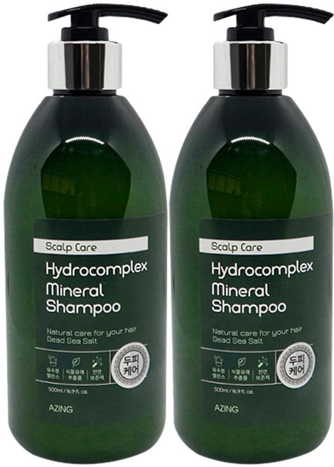 에이징 사해 하이드로 컴플렉스 미네랄 샴푸, 500ml, 2개