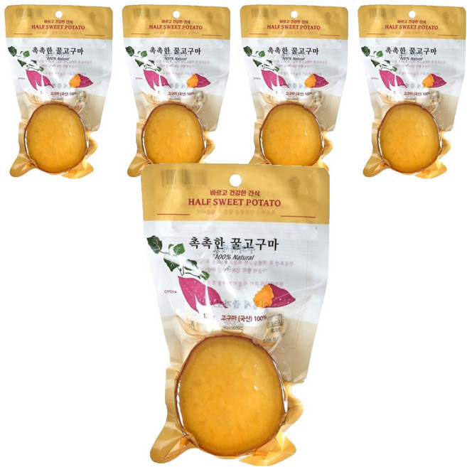 한울푸드 촉촉한꿀고구마, 120g, 5개
