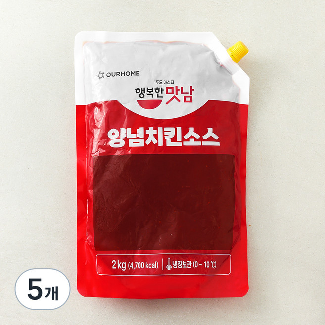 아워홈 행복한맛남 양념치킨소스, 2kg, 5개