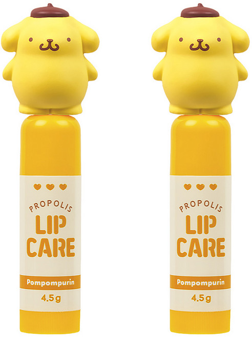 아텍스 산리오 캐릭터즈 폼폼푸린 립케어, 코코넛밀크향, 4.5g, 2개