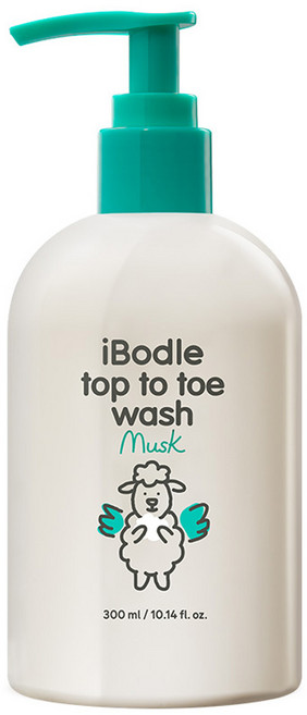아이보들 유아용 탑투토 올인원워시 머스크, 300ml, 1개
