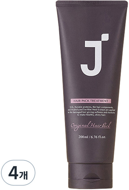 제이숲 헤어팩 트리트먼트, 200ml, 4개