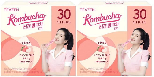 티젠 콤부차 피치, 5g, 30개입, 2개