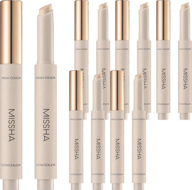 미샤 스테이 스틱 컨실러 하이커버 2.8g, 21호 바닐라, 6개