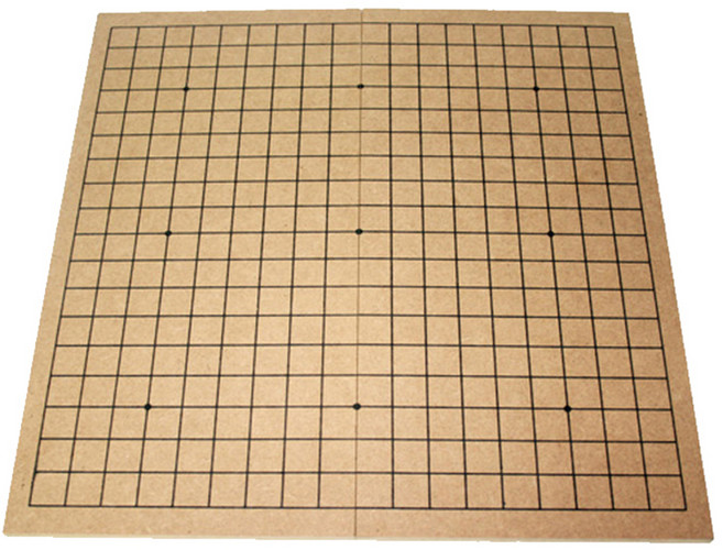 육형제바둑 308접이식 장기바둑판, 연한갈색, 1개