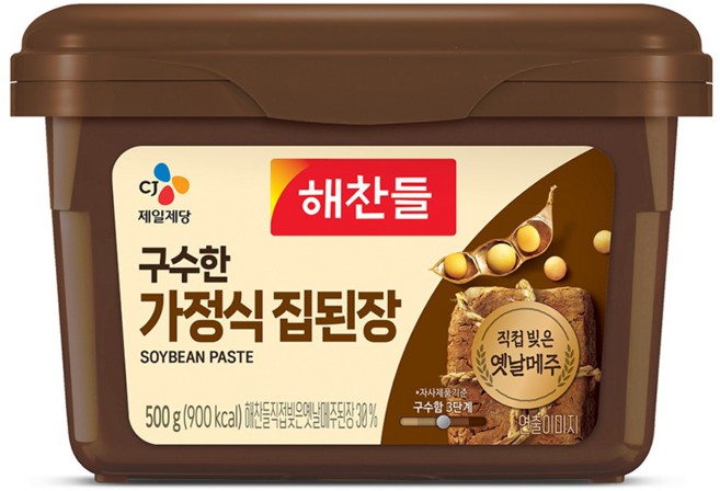 해찬들 구수한 가정식 집된장, 500g, 1개