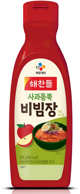 해찬들 사과듬뿍 비빔장, 470g, 1개