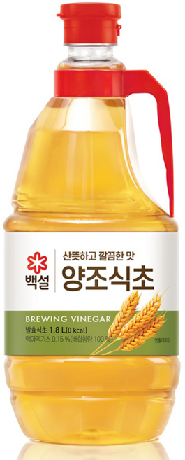 백설 양조식초, 1.8L, 1개