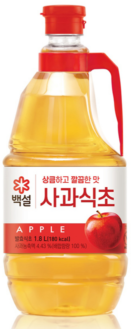 백설 사과식초, 1.8L, 1개