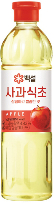 백설 사과식초, 500ml, 1개