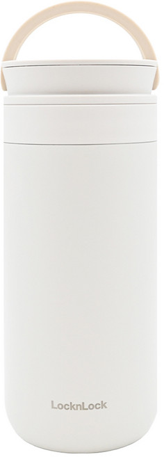 LocknLock 樂扣樂扣 Metro系列 兩用手提式保溫瓶, 米白色, 1個, 355ml