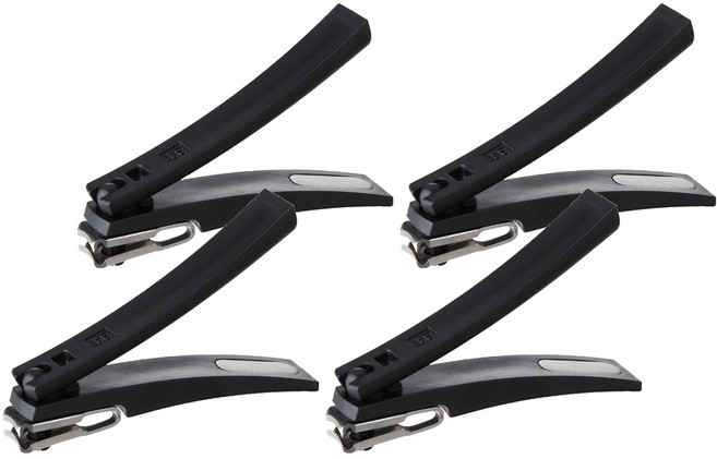 ZWILLING 雙人 簡約時尚多向旋轉指甲刀 42441-400-0, 黑色, 4個