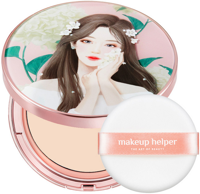 makeup helper 原創專業定妝 Sweet Sophia 藝術粉餅 25g, 22號 裸米色, 1個