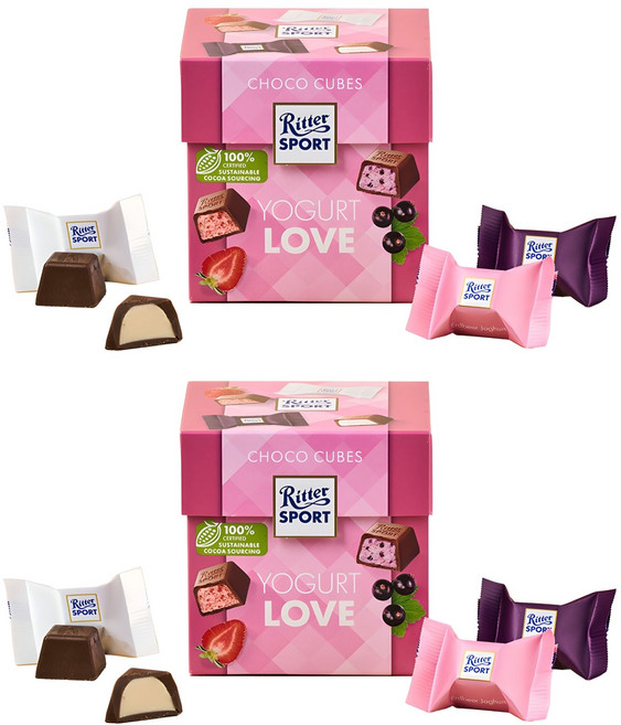 리터스포트 초코큐브 요거트 러브 랜덤발송, 2개, 176g