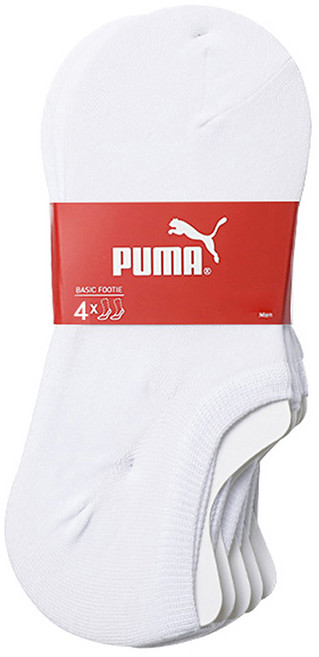 푸마 에어로실버 기능성 발목양말, 화이트, 4개