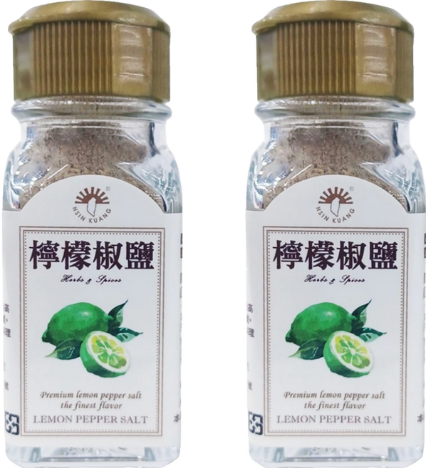 新光洋菜 檸檬椒鹽, 55g, 2瓶