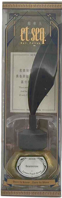 et seq. 綠野仙蹤系列 羽毛筆指甲油, OZ1915R 稻草人, 10ml, 1瓶