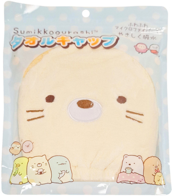 Sumikkogurashi 角落生物 浴帽, 貓咪, 1個