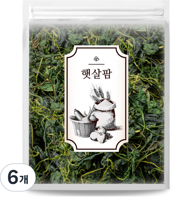 햇살팜 국산 건취나물, 100g, 6개