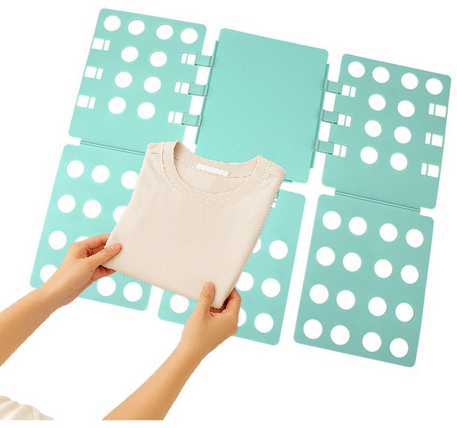 몽리코 초간편 3초 옷 접기 판, 민트, 1개