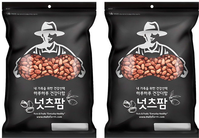 넛츠팜 볶음 땅콩, 800g, 2개