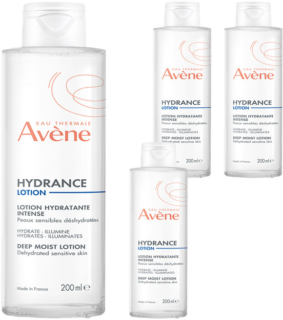 아벤느 이드랑스 딥모이스트 로션 토너, 200ml, 4개