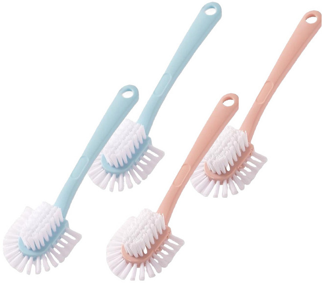 모던모어 라운드 운동화 세척솔 2P, 핑크+블루, 2세트