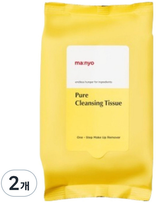 마녀공장 퓨어 클렌징 티슈, 20매입, 2개