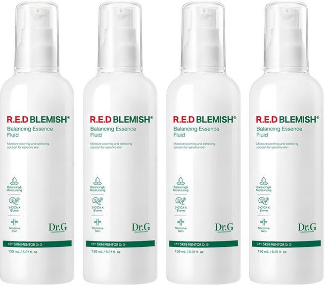 닥터지 레드 블레미쉬 밸런싱 에센스 플루이드, 150ml, 4개