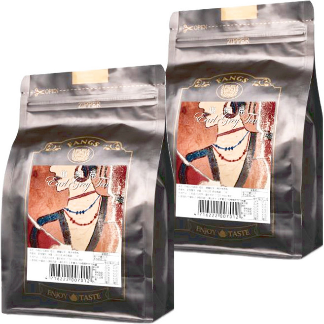 FANGS 方氏 伯爵茶 錫蘭紅茶、佛手柑香料, 230g, 1包, 2包