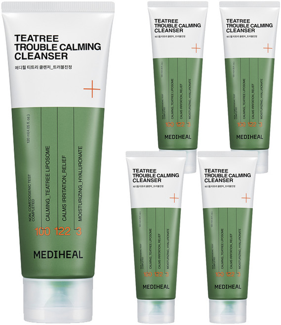 메디힐 티트리 트러블진정 클렌징폼, 120ml, 5개