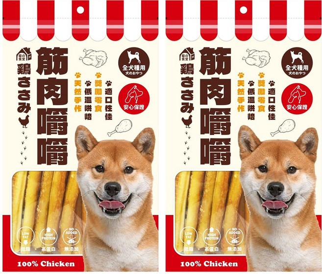筋肉嚼嚼 11個, 雞肉牛奶棒, 2包, 130g