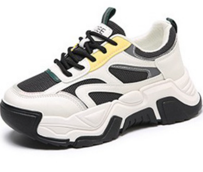 뮤베아 여성용 레이어드쿠션통굽 운동화 WS967