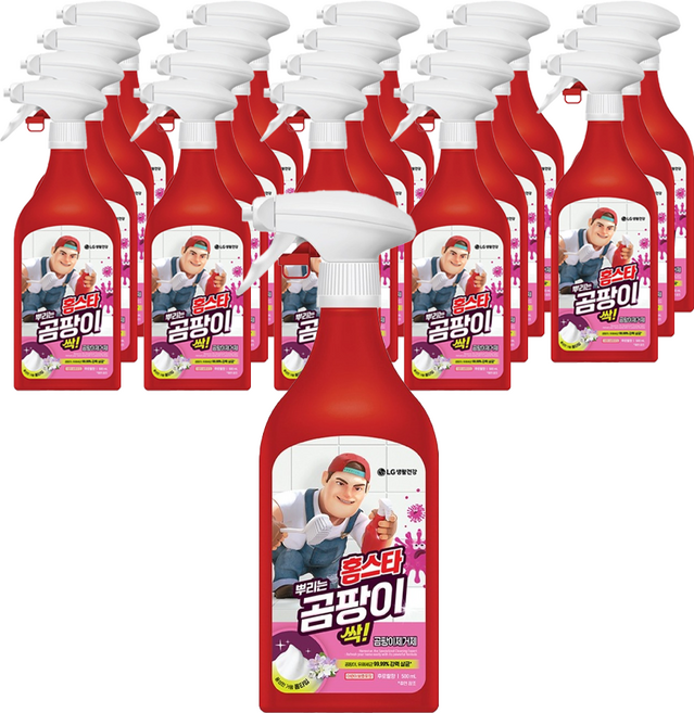 홈스타 맥스프레쉬 뿌리는 곰팡이 싹 세정제, 500ml, 20개