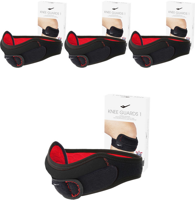 프로스펙스 무릎 보호대 1, 4개, 블랙