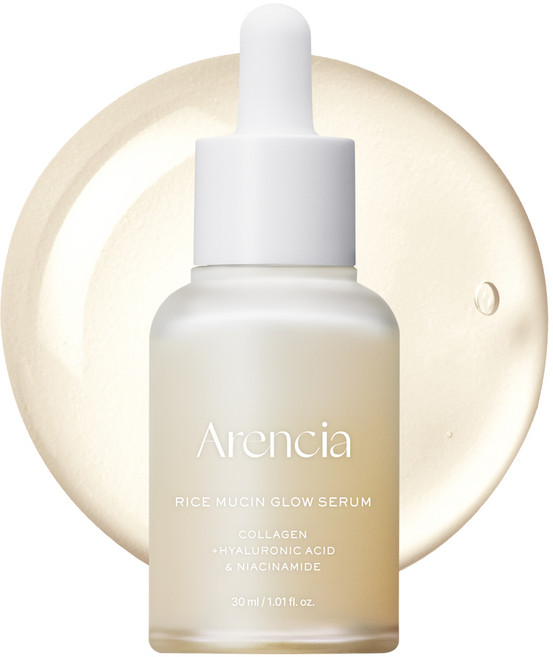 Arencia 大米黏液光澤精華, 30ml, 1個