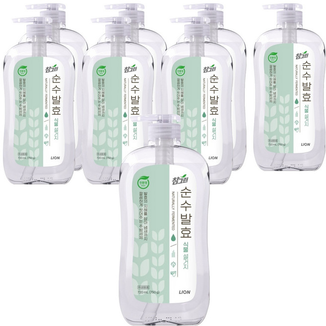 참그린 순수발효 식물 설거지 주방세제, 8개