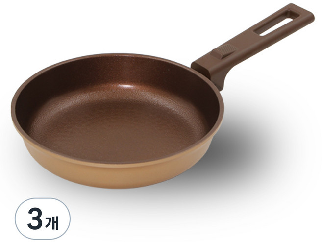 키친아트 인덕션 루나 IH 프라이팬, 20cm, 3개