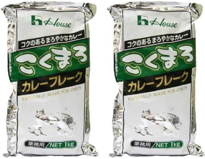 House 小丸咖哩片, 1kg, 2個