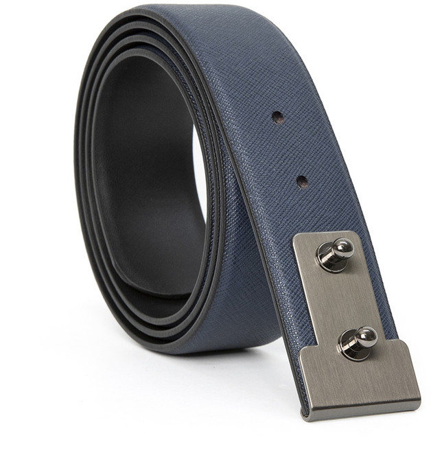 블랑플뢰르 사피아노 소가죽 슬림핏 벨트